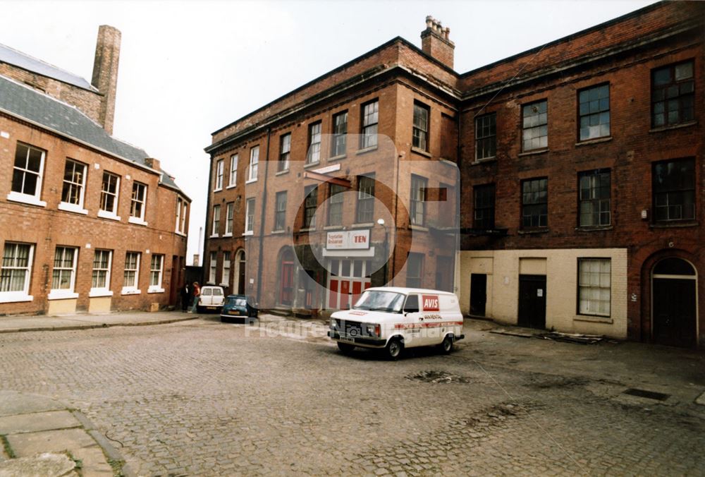 Commerce Square, Lace Market, Nottingham, 1986