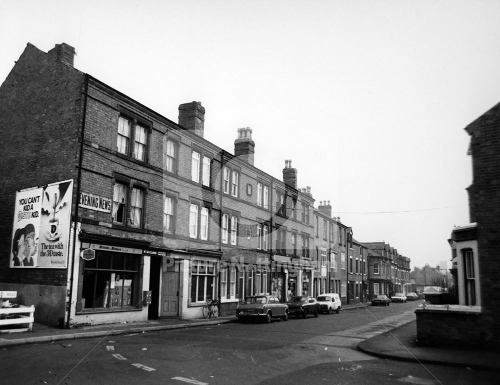 Commercial Road, Bulwell, Nottingham, 1979