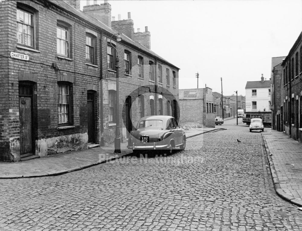 Charter Street, Radford, Nottingham, 1965