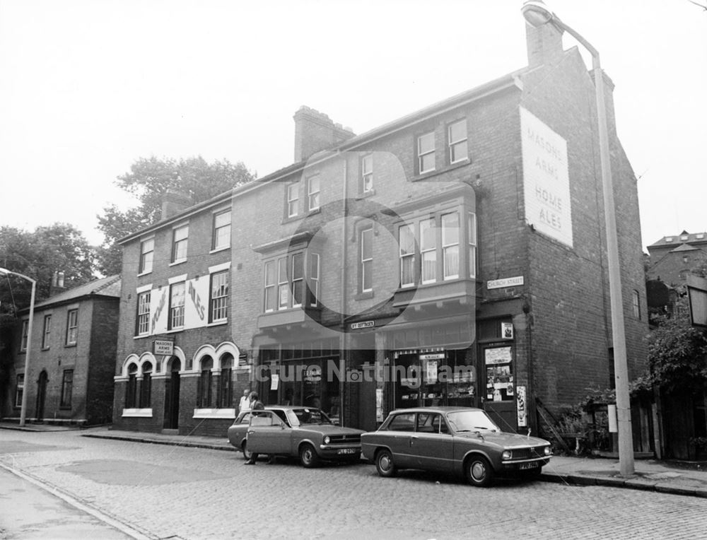 Church Street, Basford looking south from near Nottingham Road