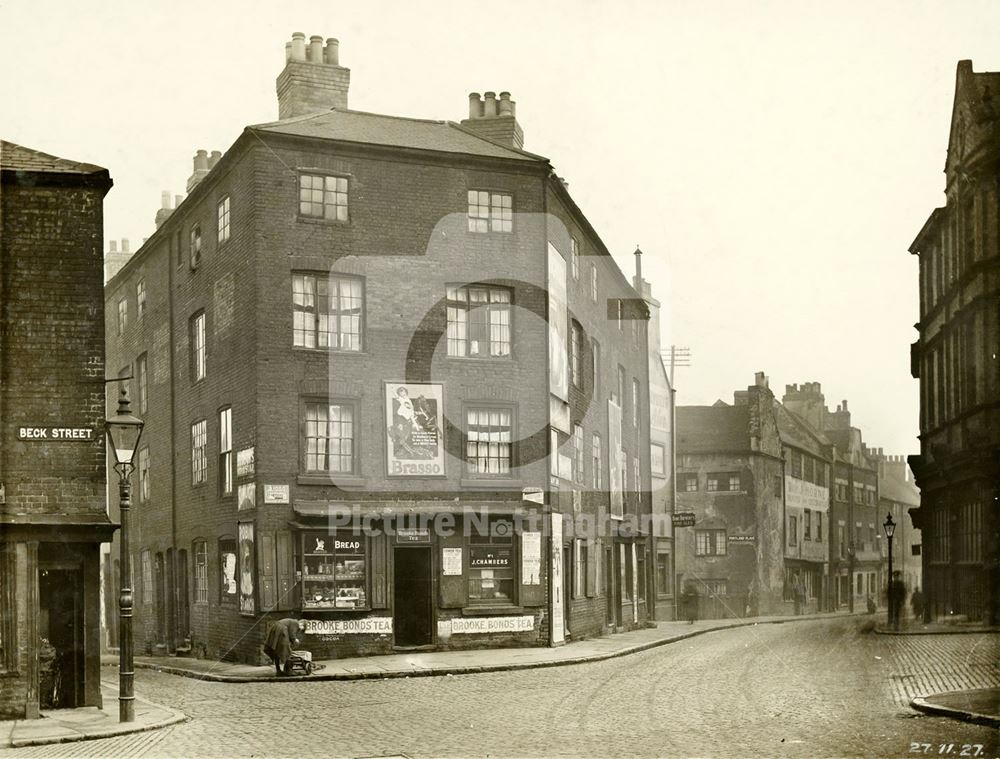 Coalpit Lane from the corner of Beck Street