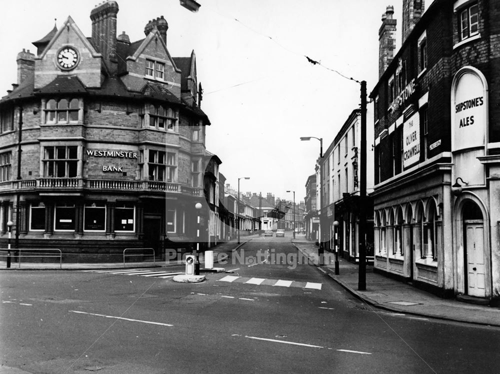 Alfred Street Central from Commercial Square, St Ann's Well Road