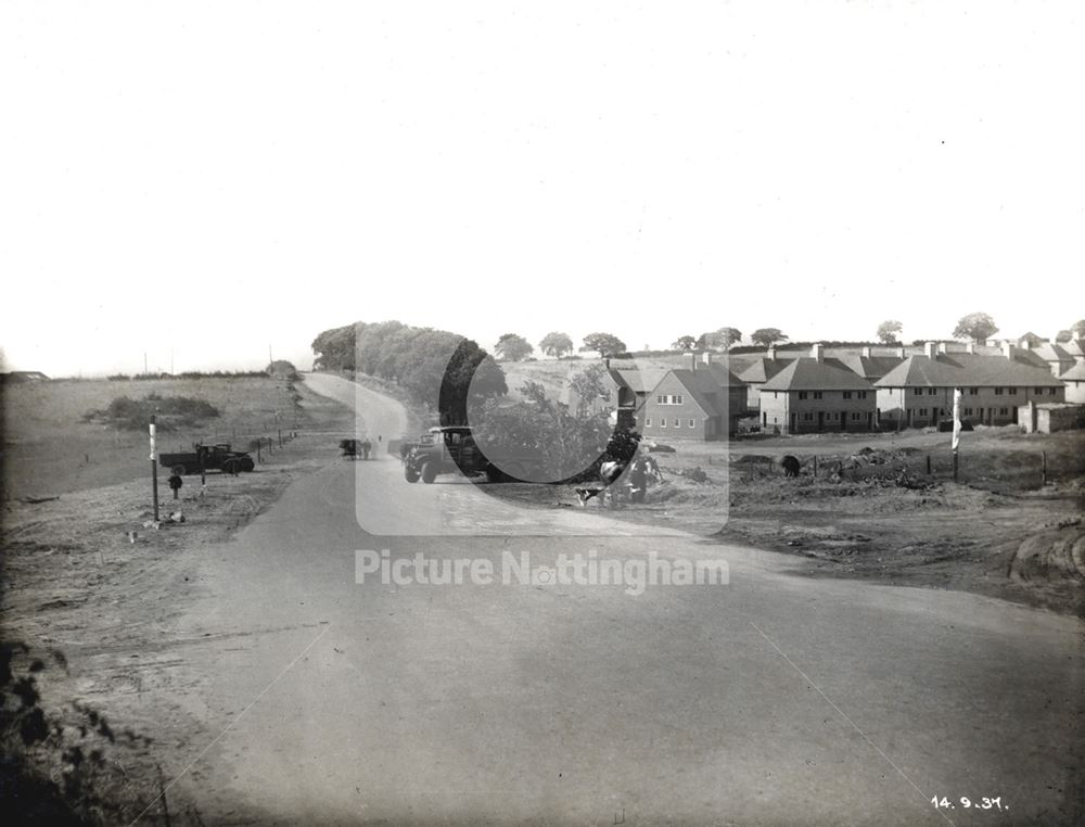 Arnold Road looking east towards Daybrook