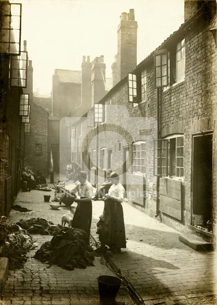 Ruston's Place, Bellar Gate, Caunts Yard, Nottingham, 1919