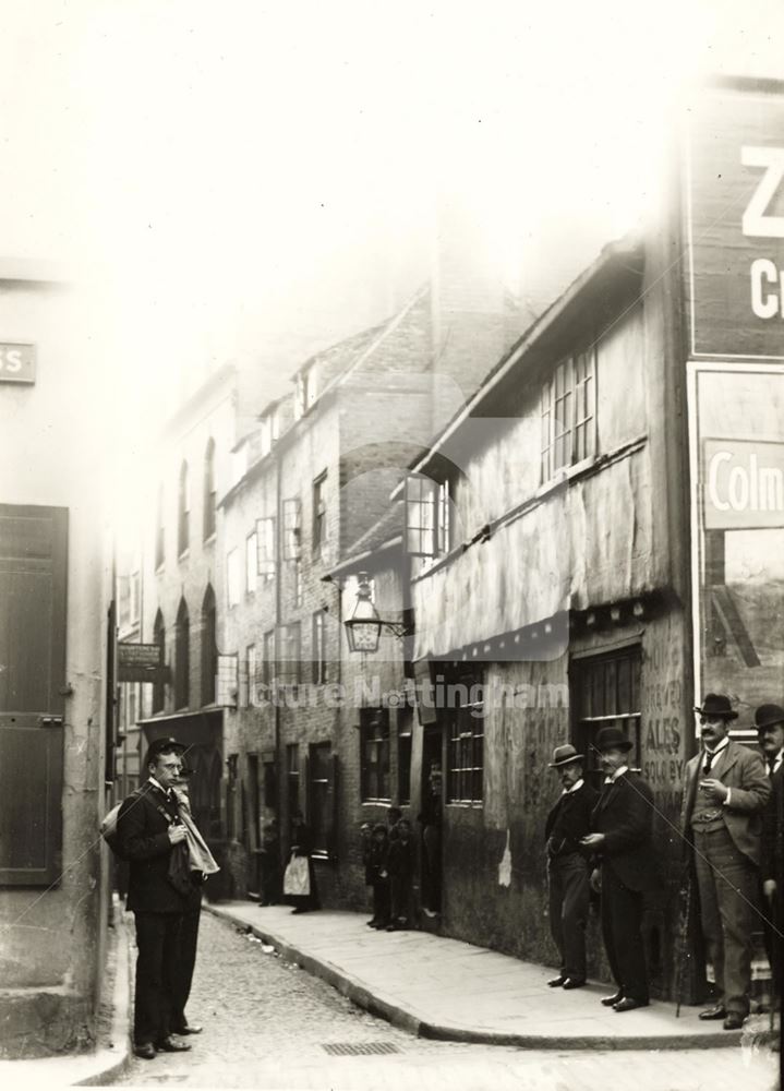 Byard Lane from Weekday Cross, Nottingham, 1893