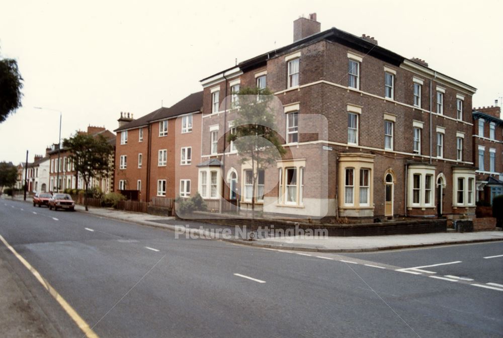 Forest Road looking east from Addison Street