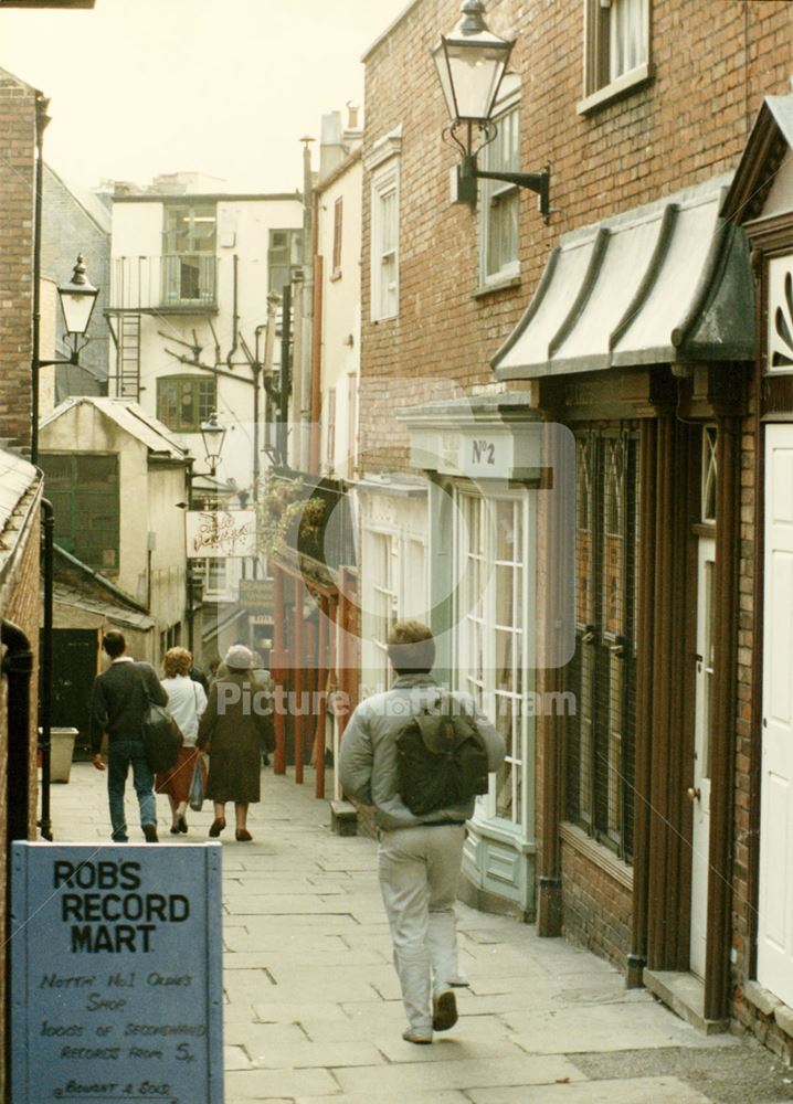 Hurts Yard Looking South, Nottingham, 1986