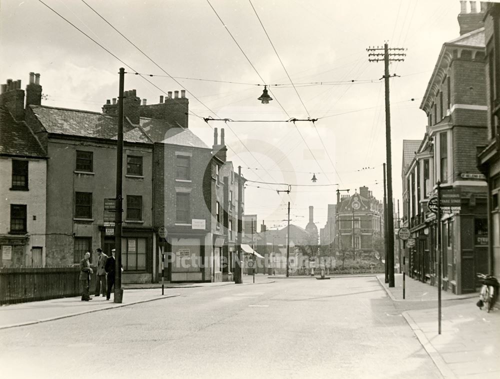 Ilkeston Road looking east to Canning Circus.