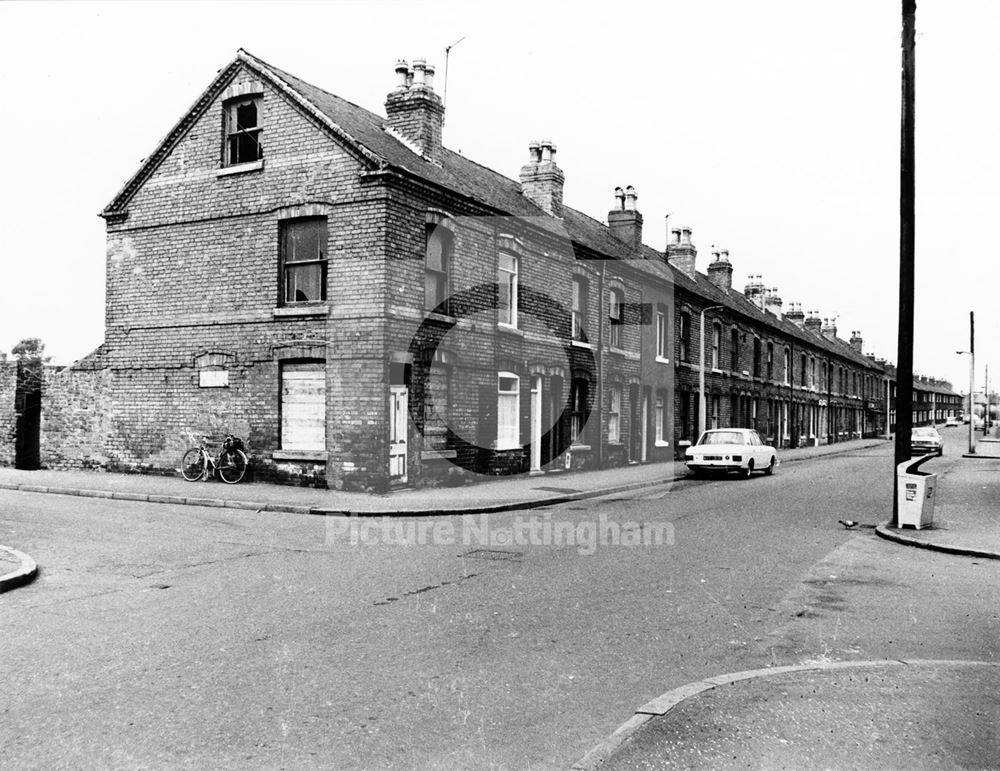 Kennington Road looking north from St Paul's Street.