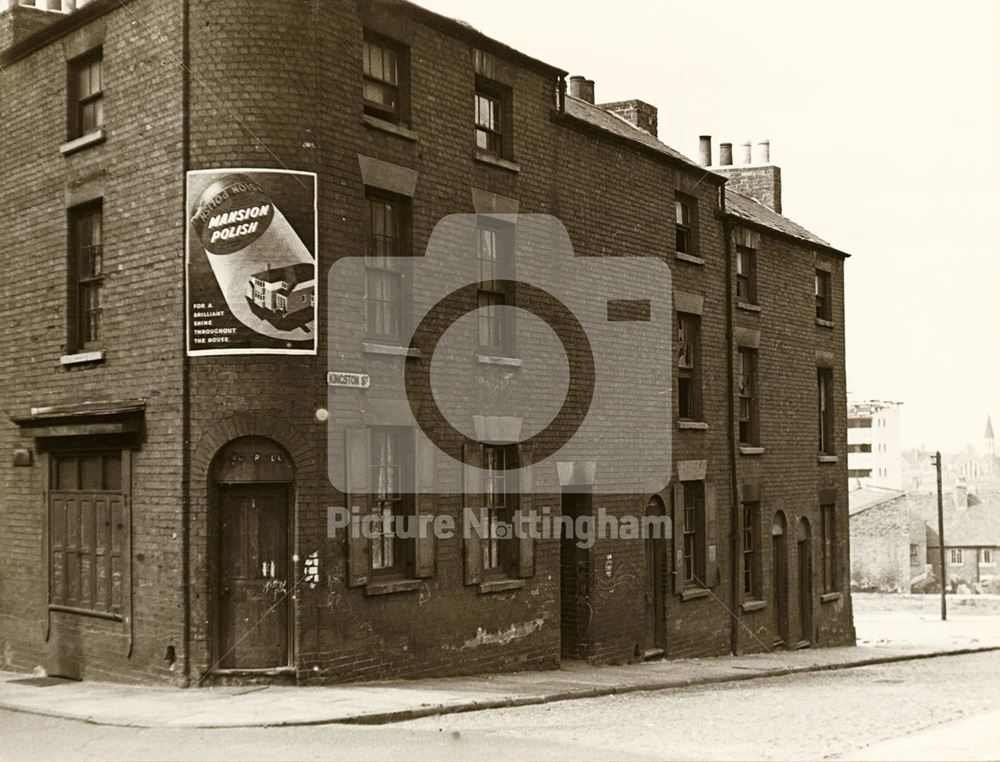 Kingston Street, Sneinton, Nottingham, 1958