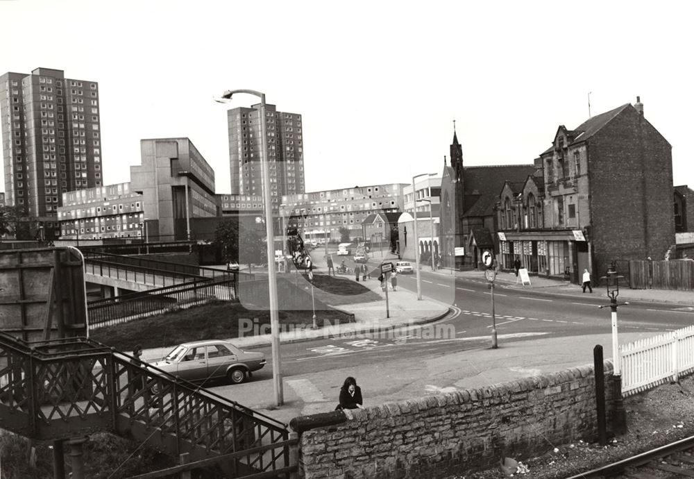 'Baseford flats' Council housing, David Lane, Basford