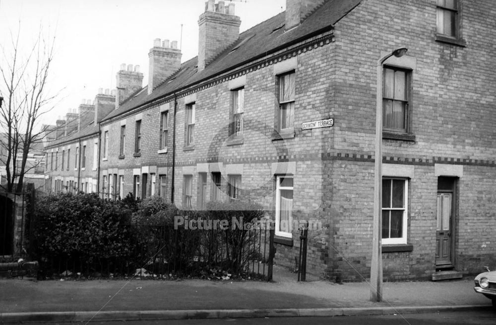 Derwent Terrace taken from Mansfield Street