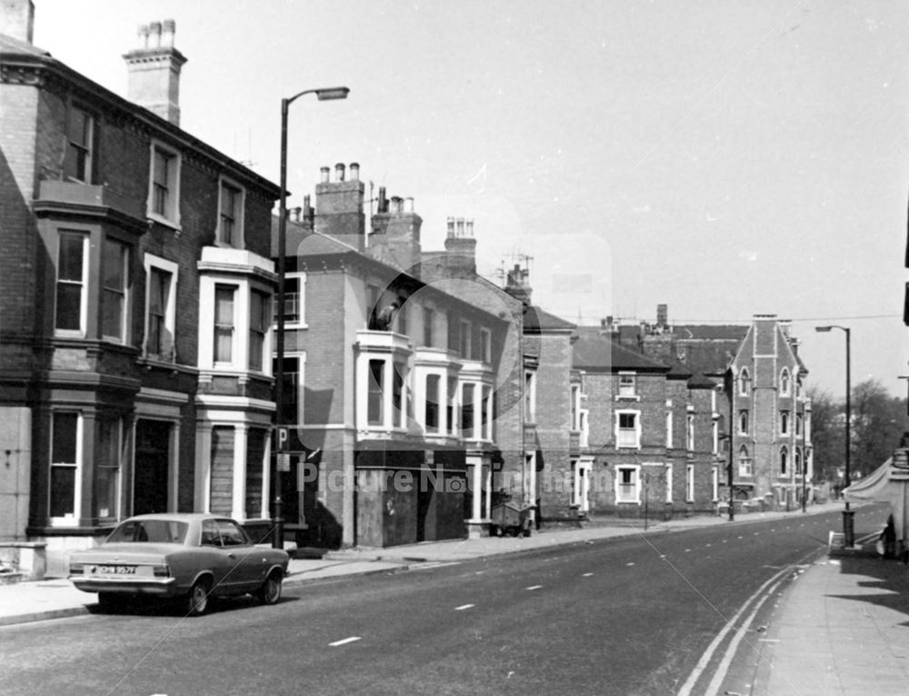 West Side of Goldsmith Street, Nottingham, 1971