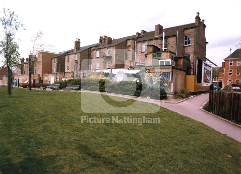 Gregory Boulevard - rear of houses