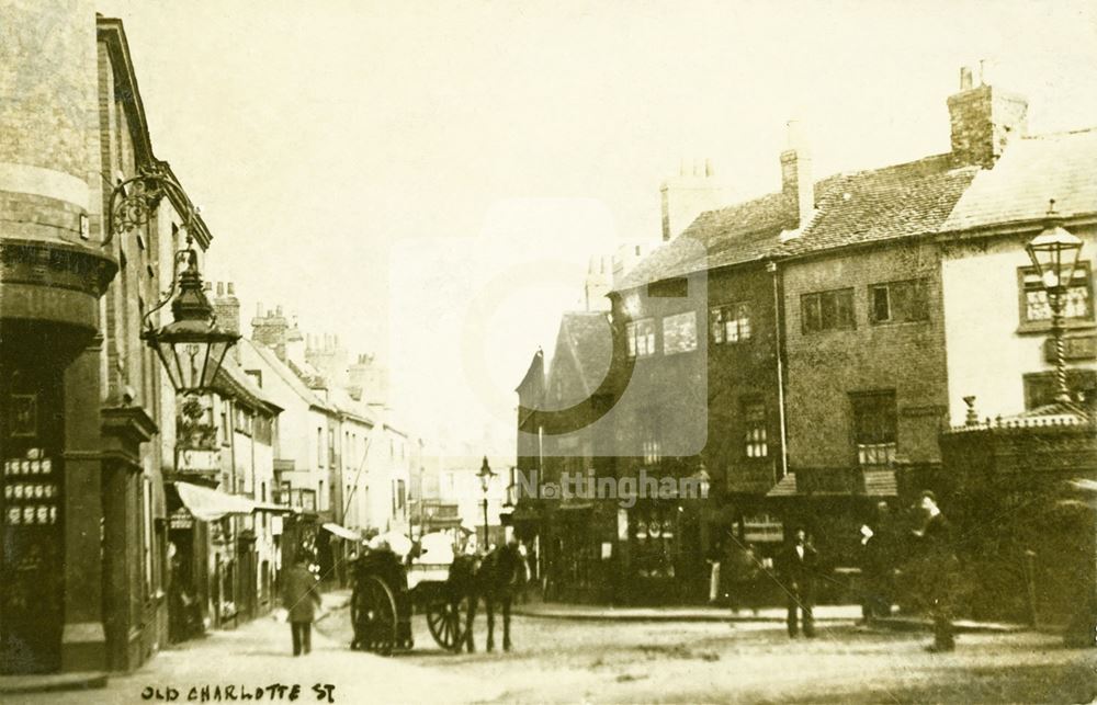 Charlotte Street, Nottingham, c 1890s-1900