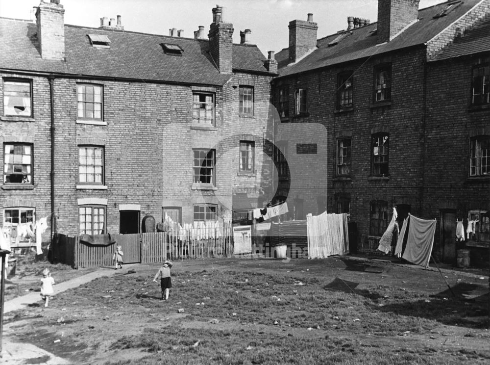 'Casey Court', North Gate, Suez Street, New Basford, Nottingham, 1954