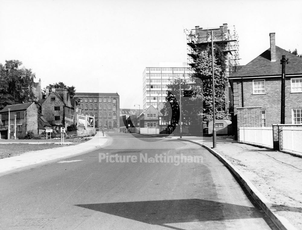 Maid Marian Way, Nottingham, 1961