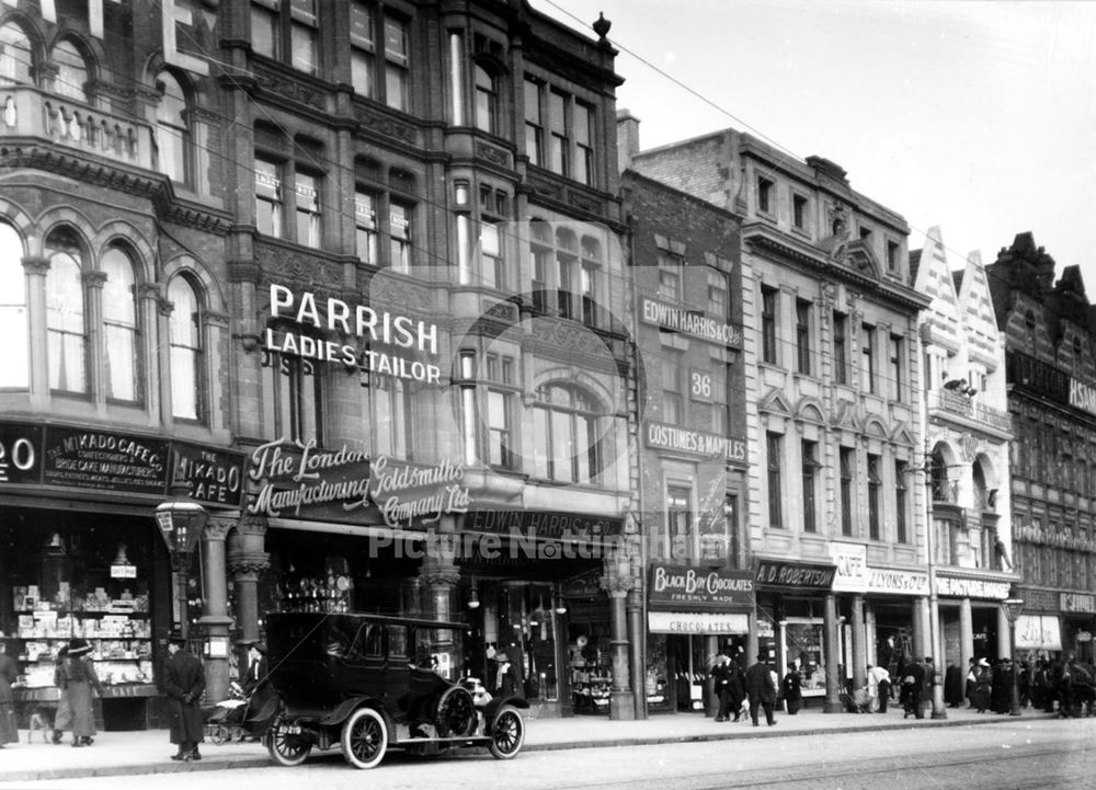 Long Row Central, Nottingham, 1913