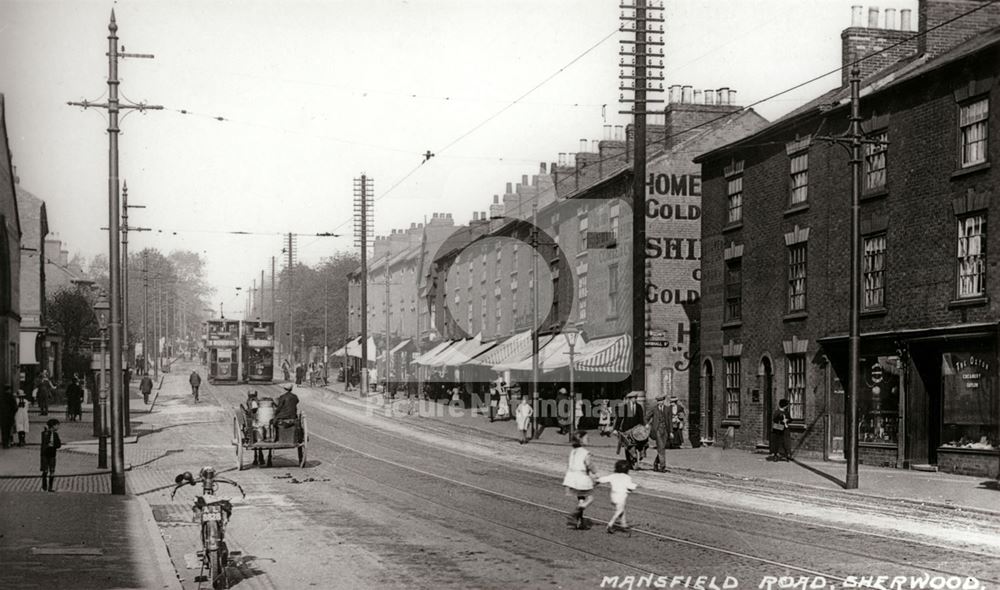 Mansfield Road, Sherwood, Nottingham, 1920