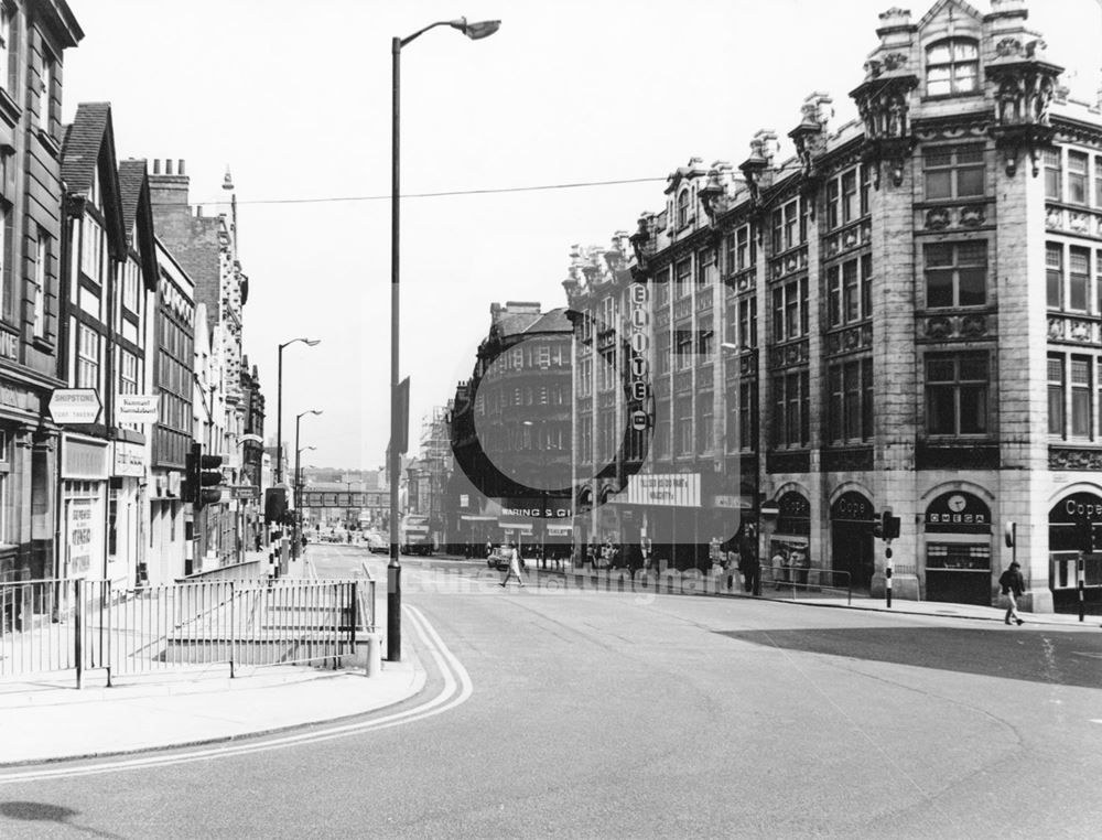 Upper Parliament Street, Nottingham, 1974