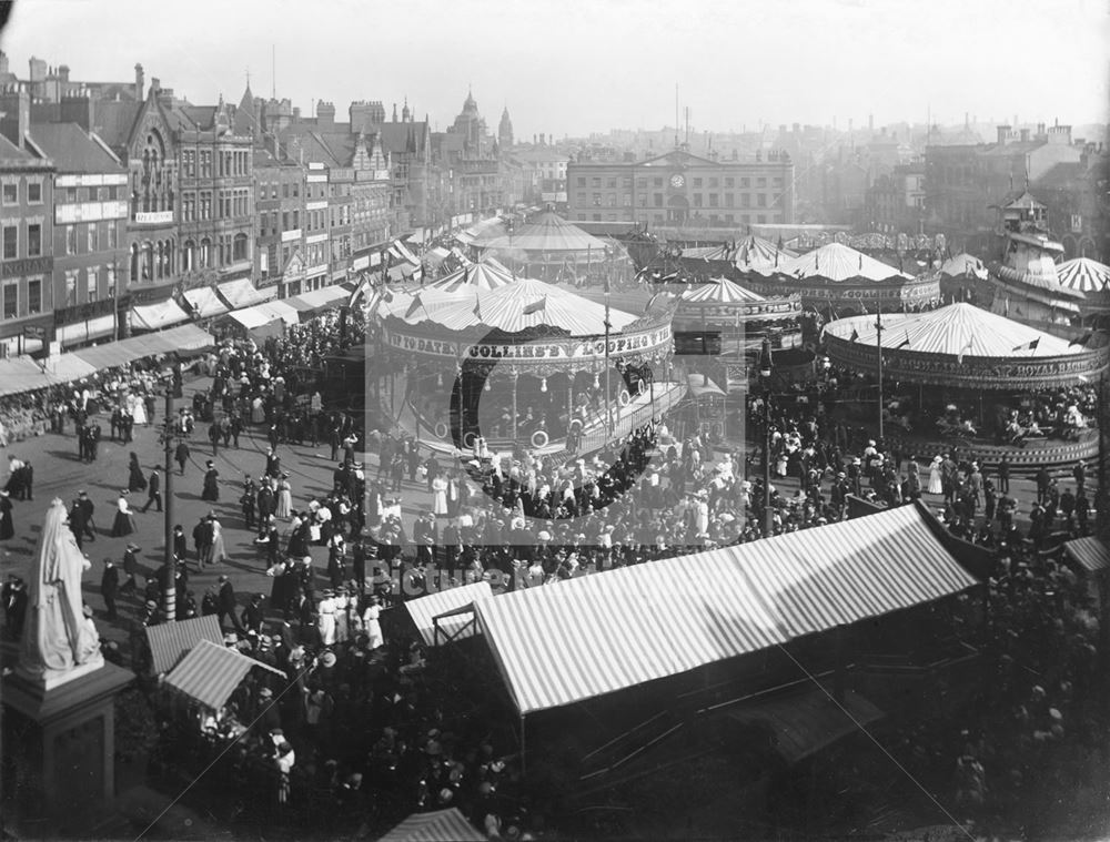 Goose Fair, Market Place 1908