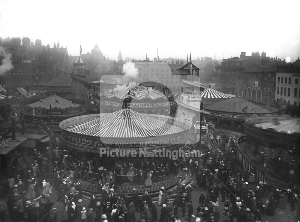 Goose Fair, Market Place 1907?