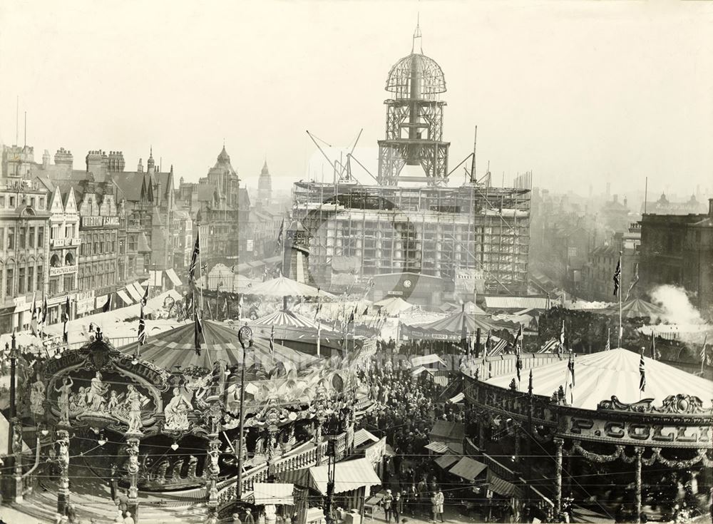 Goose Fair, Market Place 1927