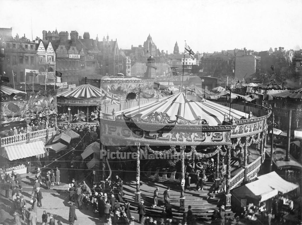 Goose Fair, Market Place 1926