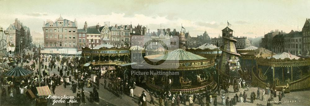 Goose Fair, Market Place 1907