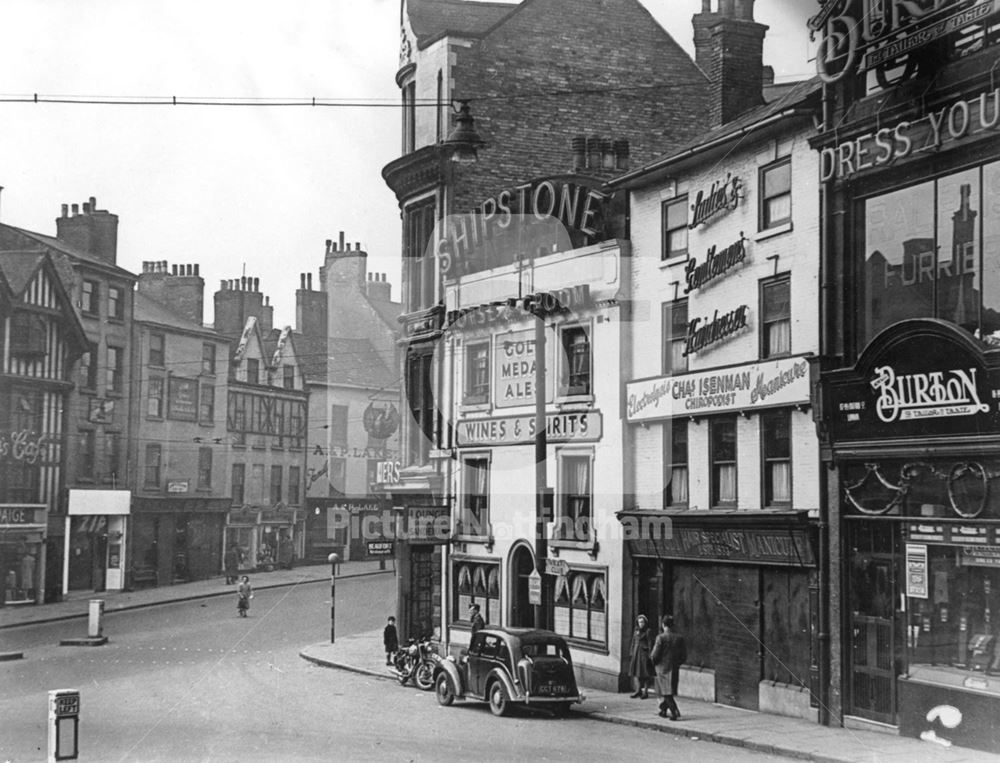 St Peter's Square and Wheeler Gate, Nottingham