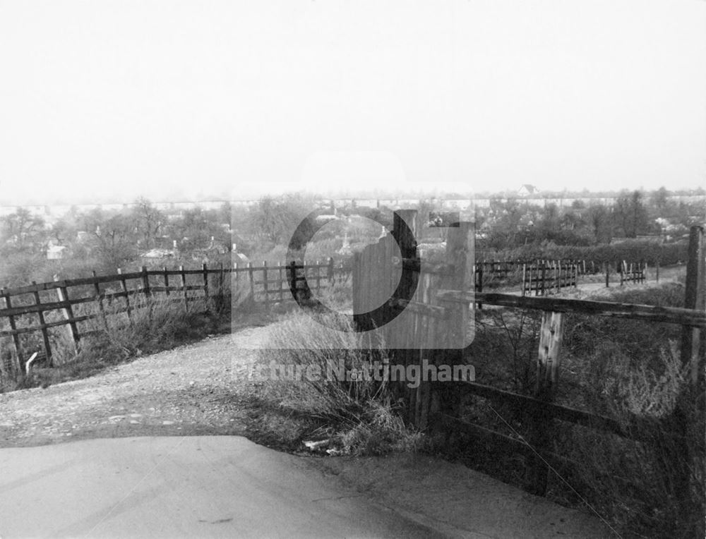 Aspley, view from New Road Bridge