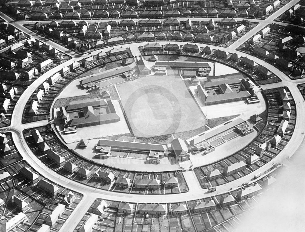 Minver Crescent , Aspley, Aerial View