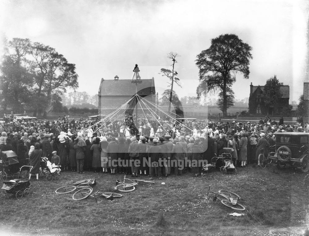 Clifton Village Green, May Day celebrations