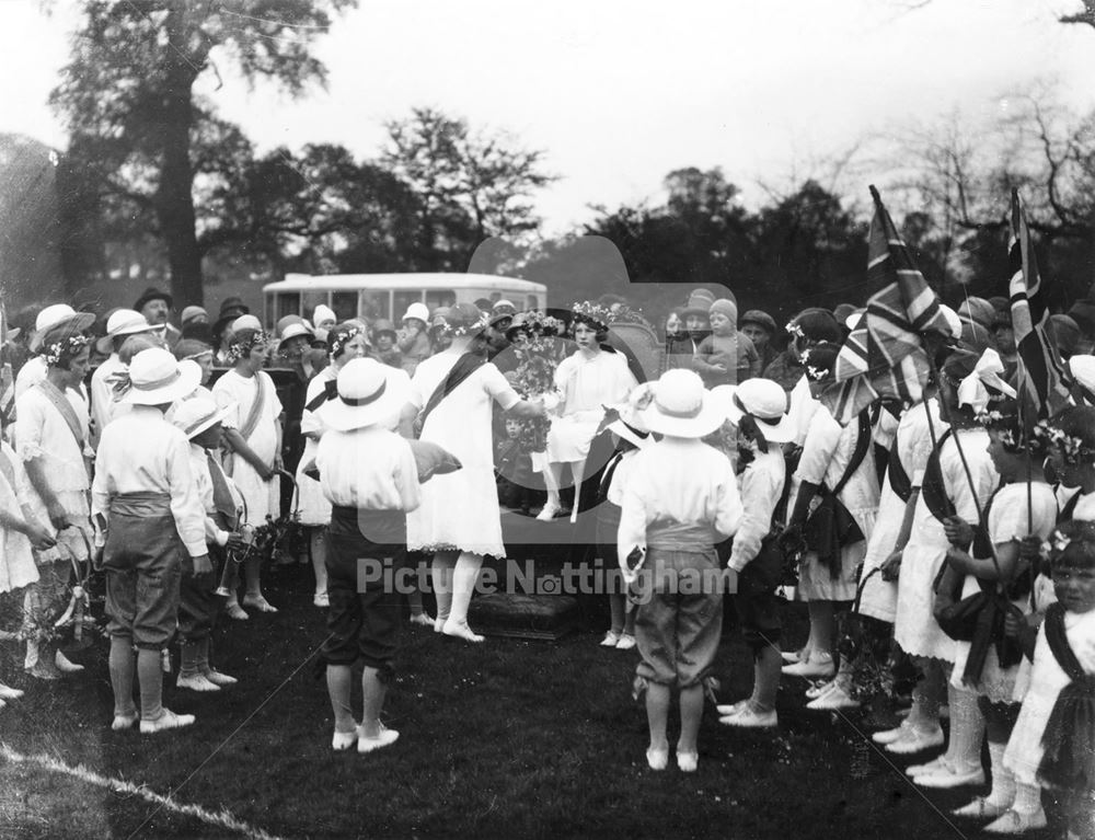 Clifton Village Green, May Day, May Queen celebrations