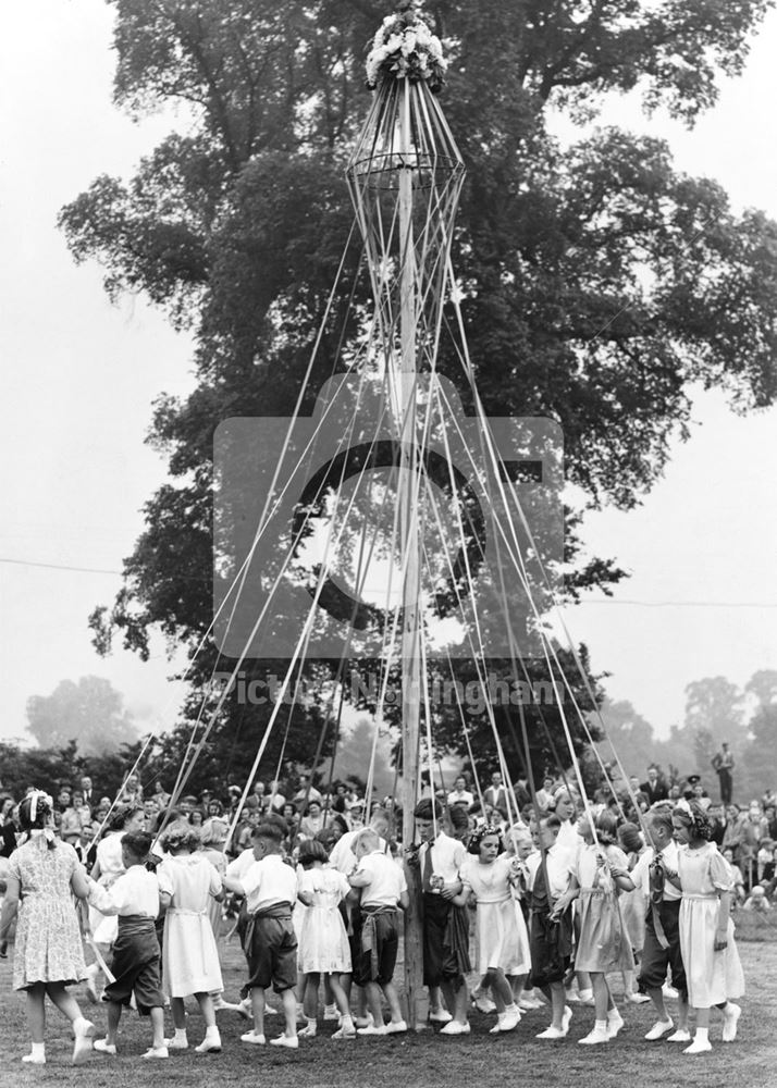 Clifton Village Green, May Day celebrations