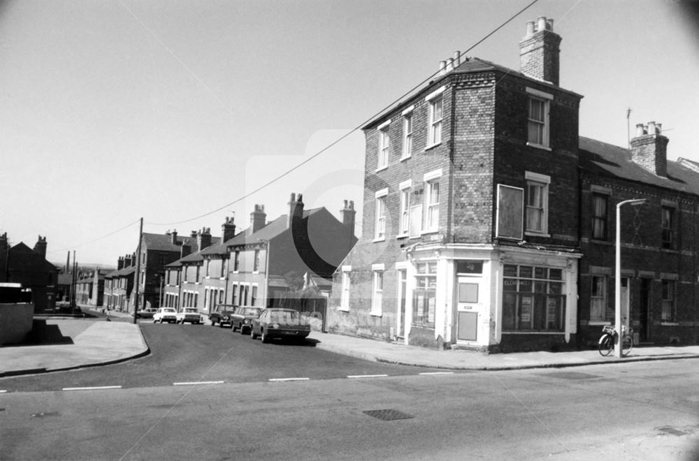 Suez Street, New Basford, Nottingham, 1976