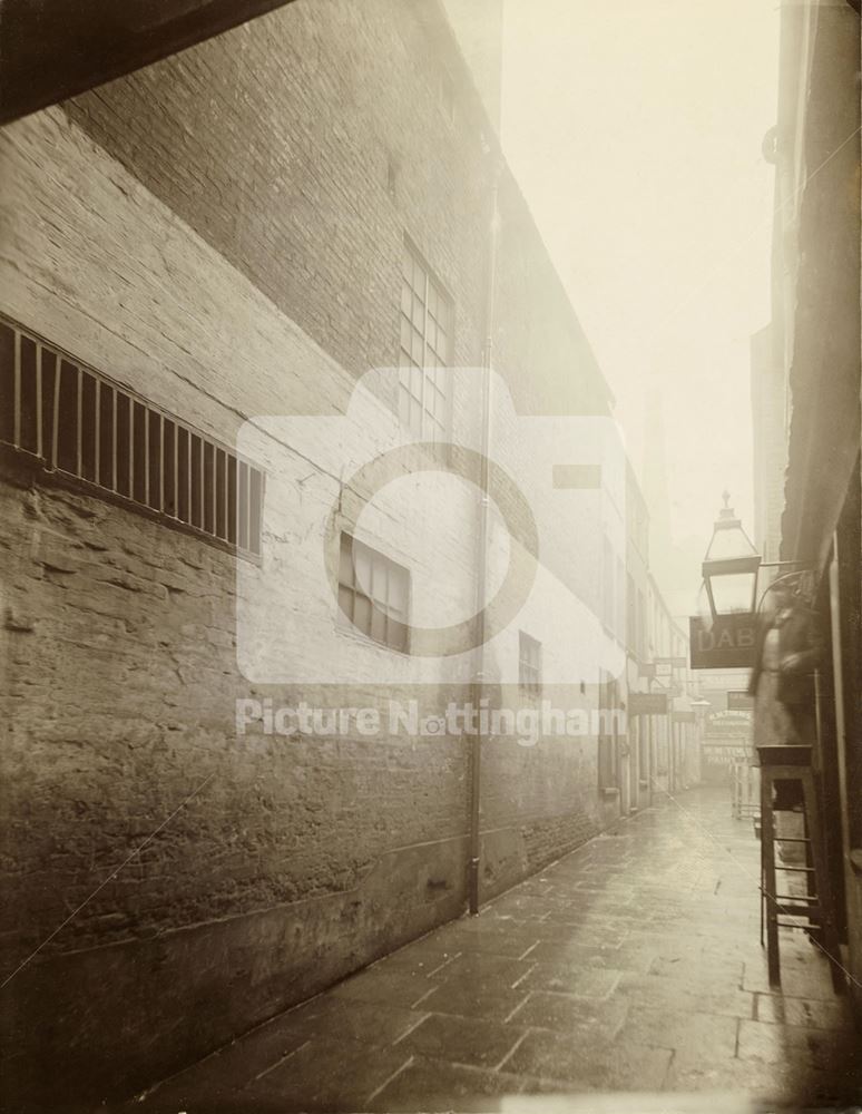 Swann's Yard off Long Row East, Nottingham, c 1912