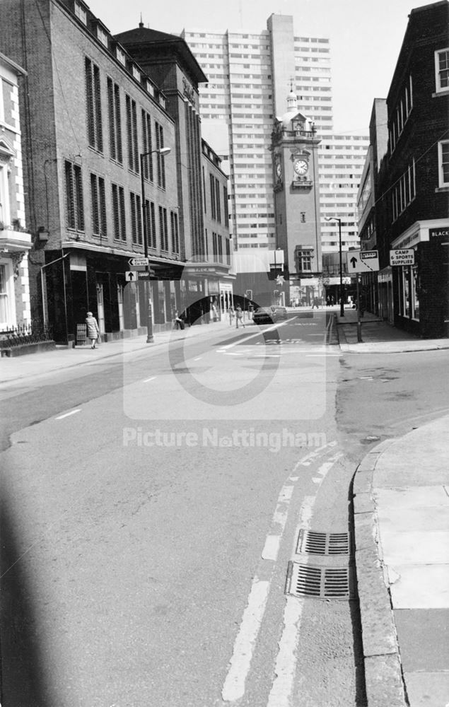 Shakespeare Street, Nottingham, 1975