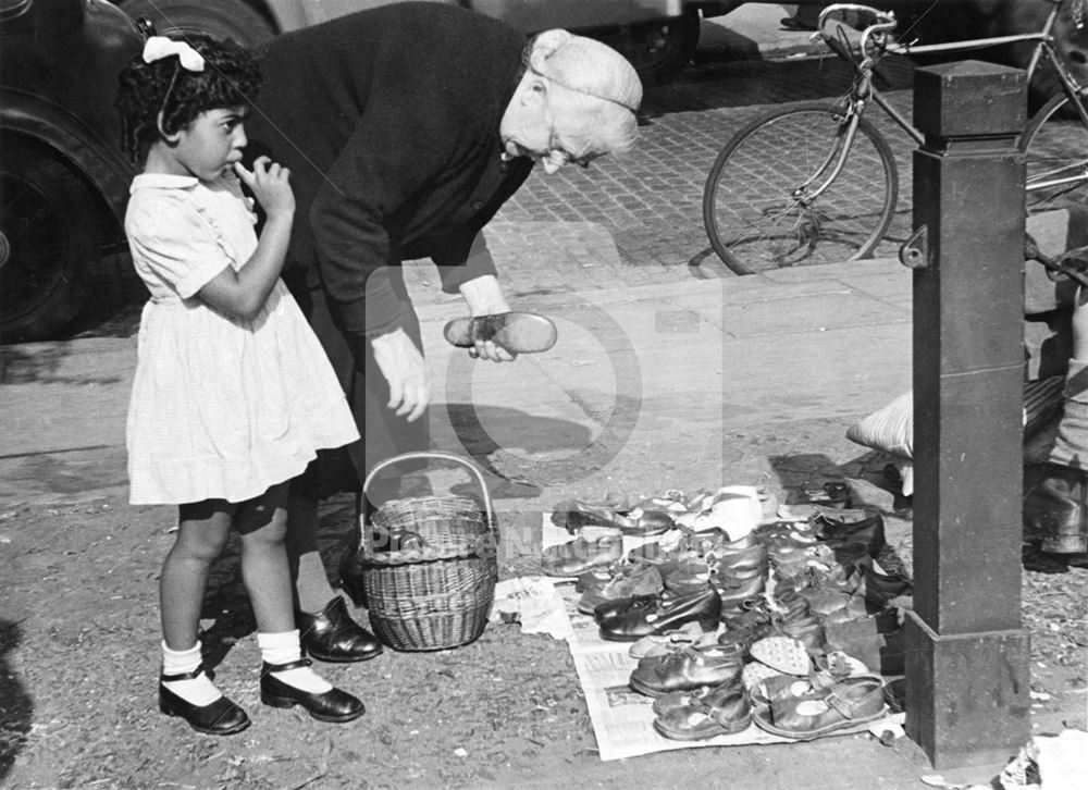 Sneinton Market - Second hand shoes