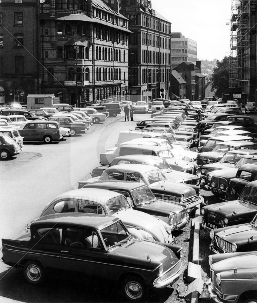 Stoney Street Car Park, Lace Market, Nottingham, 1970