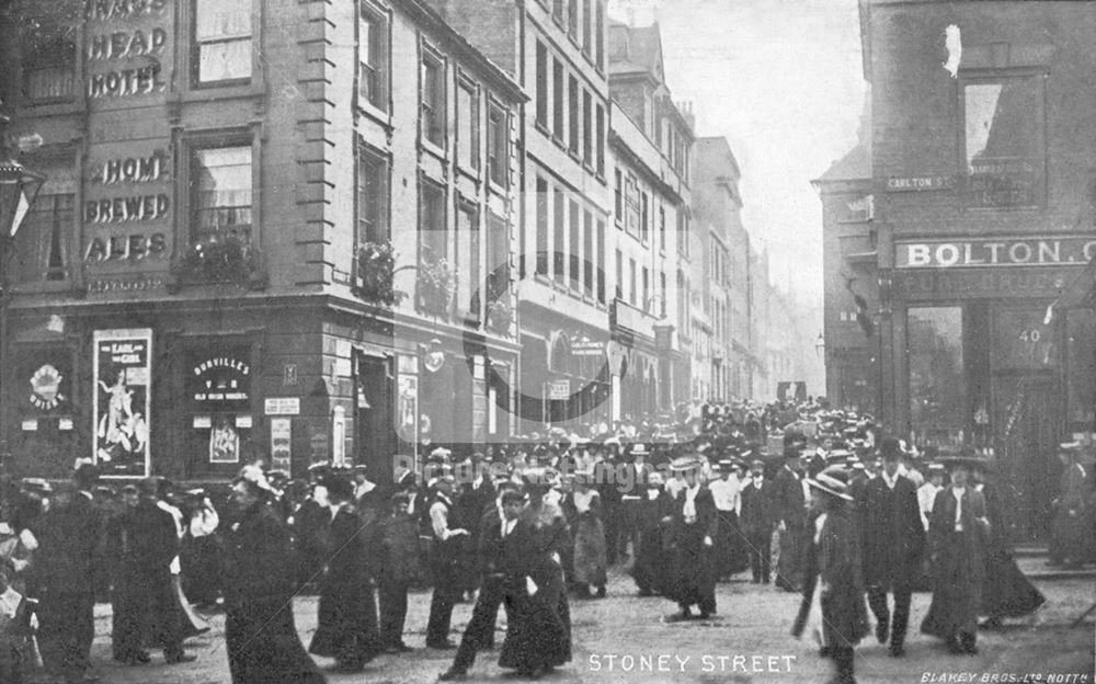 Lace workers, Stoney Street