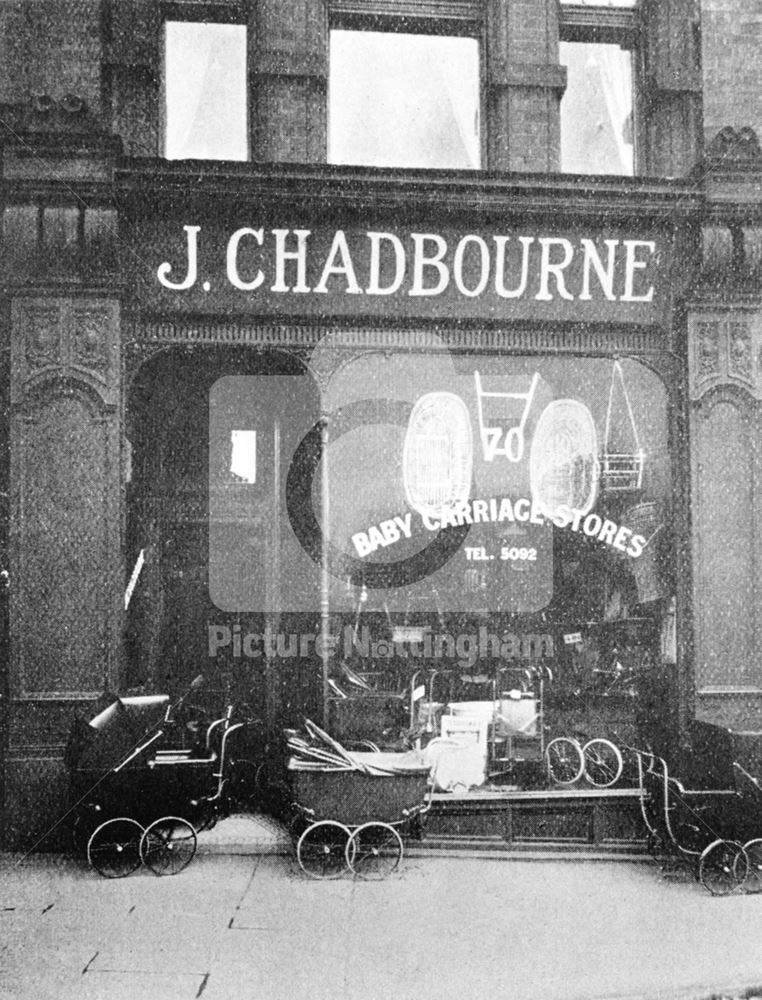 J Chadbourne's Shop, Derby Road, Nottingham