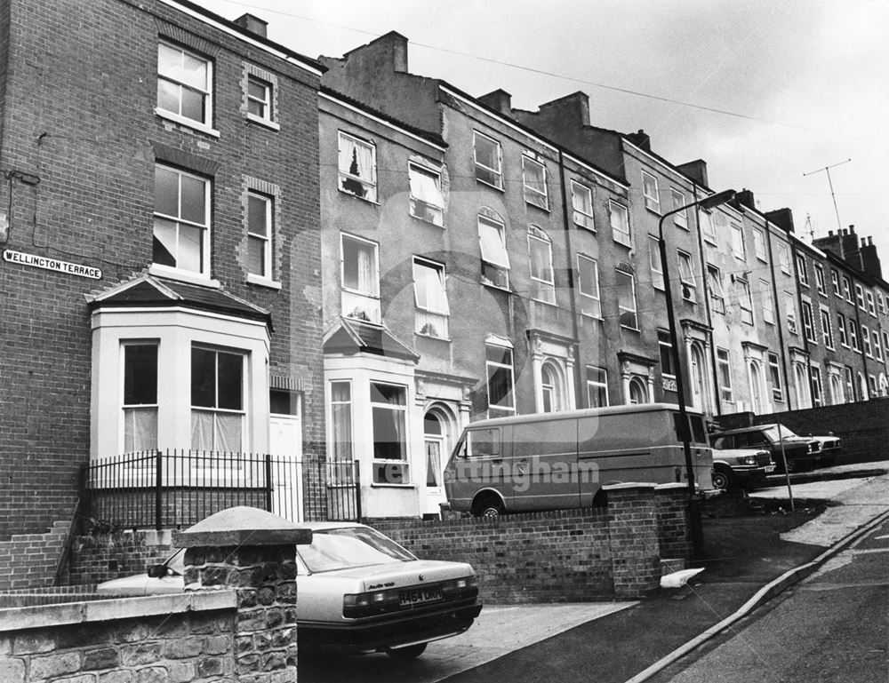 Wellington Terrace, Radford, Nottingham, 1987