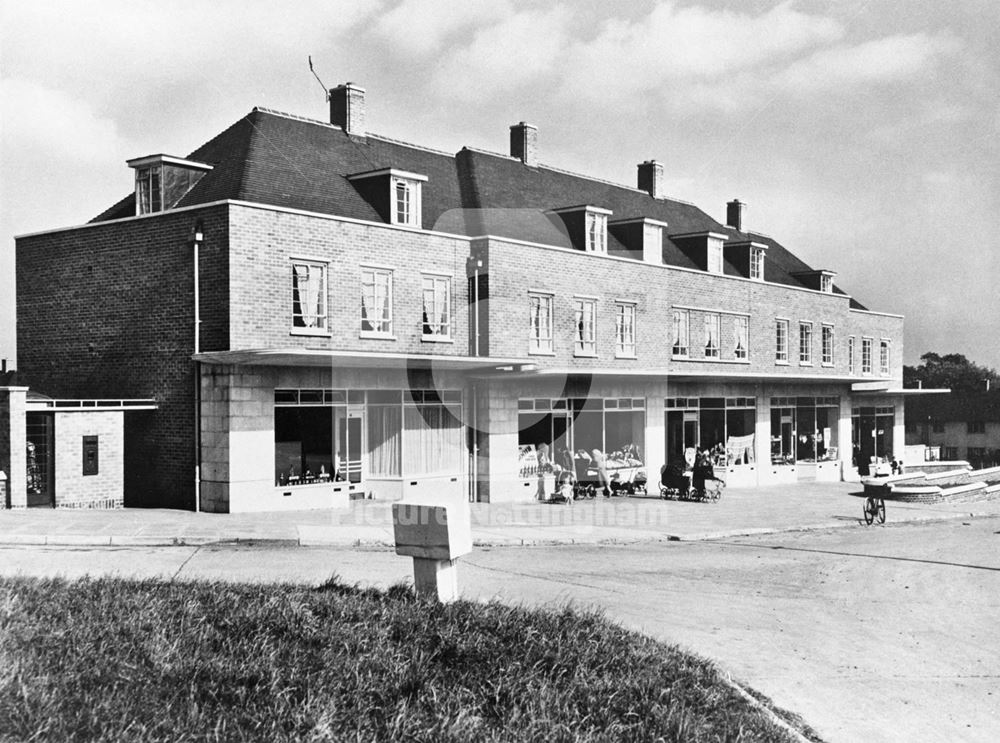 Orford Avenue Shops, Clifton, Nottingham, c 1950s