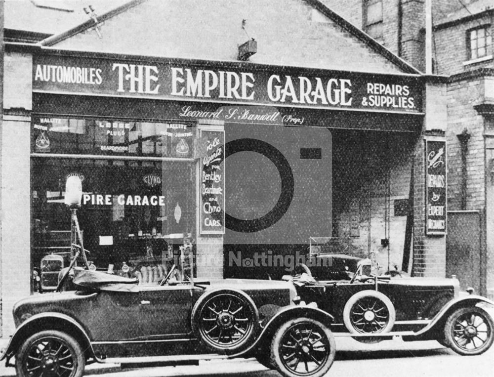 Empire Garage, Burton Street, Nottingham