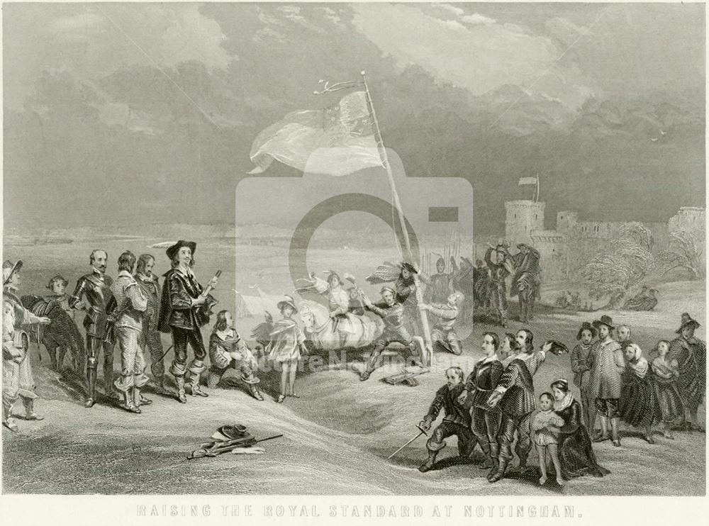 Charles I raising the Royal Standard, Nottingham Castle