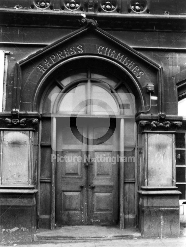 Doorway, architectural detail - The Express Building