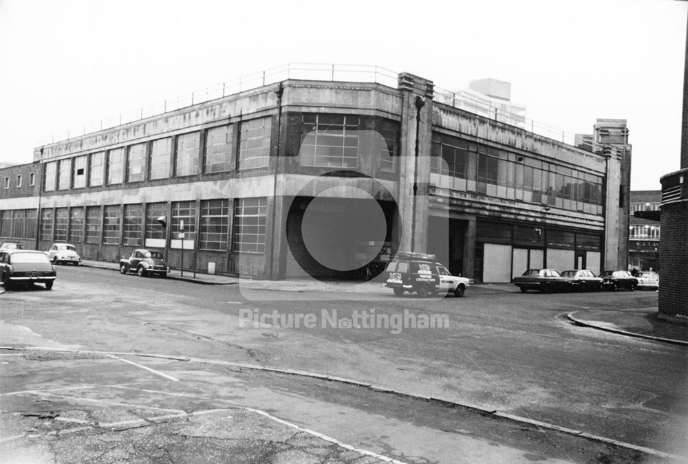 View of the rear of T Shipside's Ltd Garage