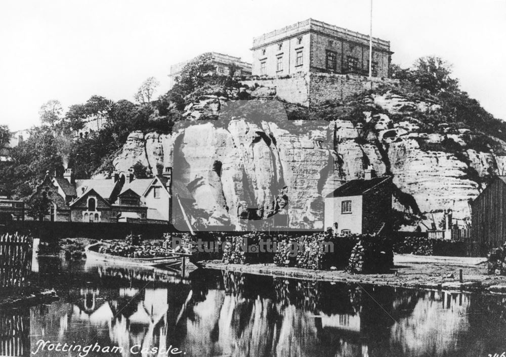 Nottingham Castle from the south-west 1910