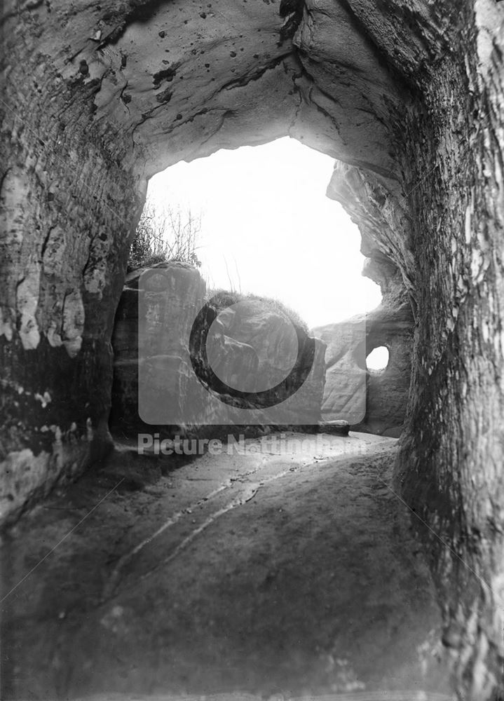 Mortimers Hole, Nottingham Castle, Nottingham,  1949